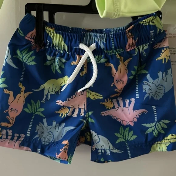 OLD NAVY Baby Boy Swim Set of 2 NWT 0-3mo - Picture 3 of 6